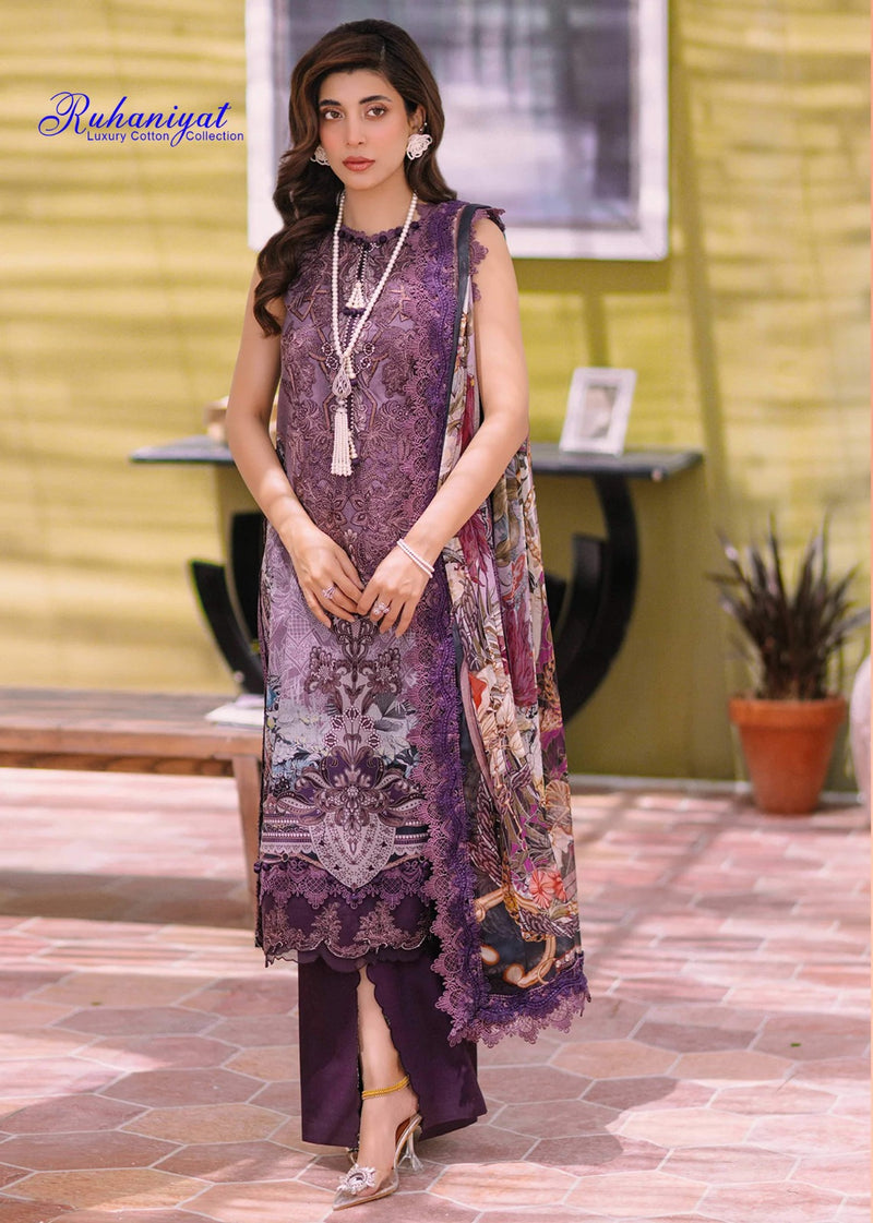 Asifa Nabeel Ruhaniyat Vol 2 Cotton Printed Designer Pakistani Salwar Kameez