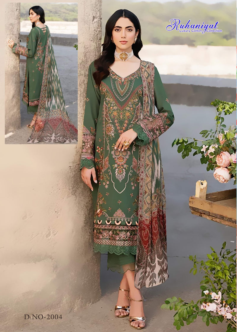 Asifa Nabeel Ruhaniyat Vol 2 Cotton Printed Designer Pakistani Salwar Kameez