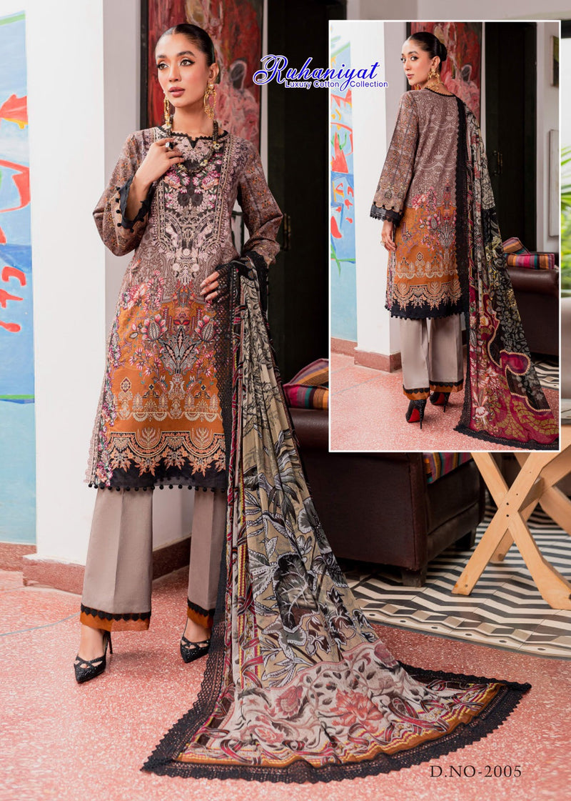 Asifa Nabeel Ruhaniyat Vol 2 Cotton Printed Designer Pakistani Salwar Kameez