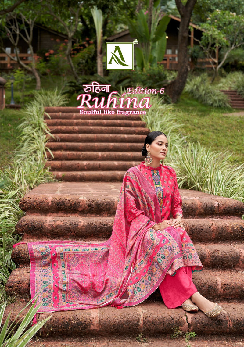 Alok Suit Ruhani Vol 6 Viscose Digital Printed Fancy Salwar Suits