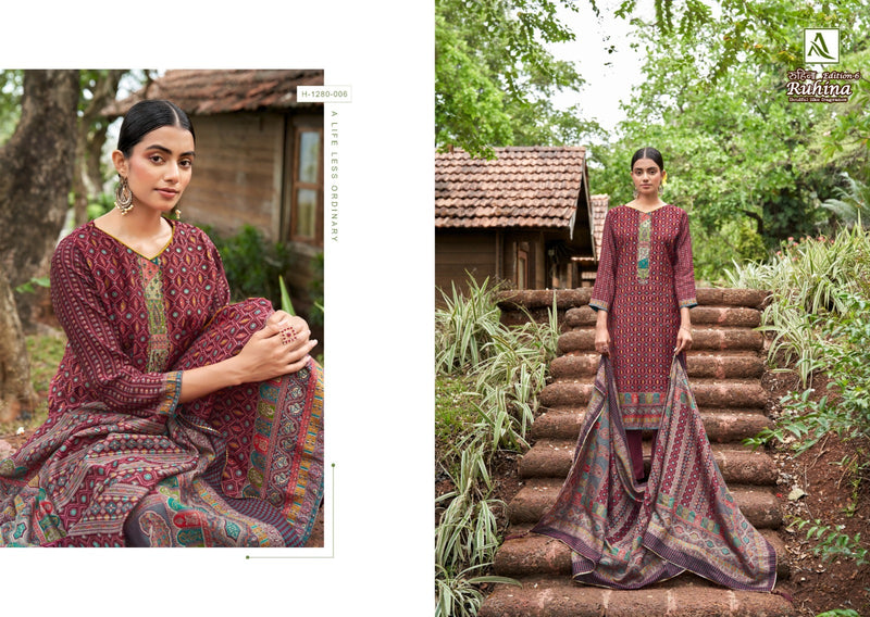 Alok Suit Ruhani Vol 6 Viscose Digital Printed Fancy Salwar Suits