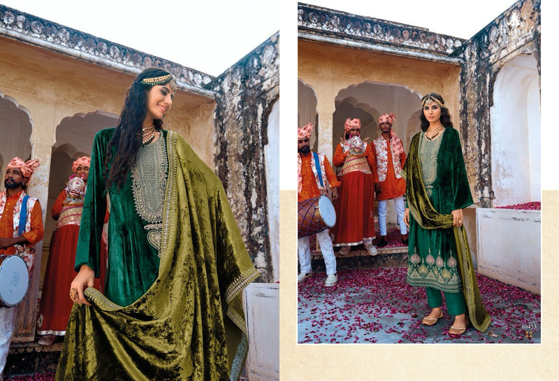 Cinderella Rumaisa Velvet Beautiful Designer Salwar Suit Collection