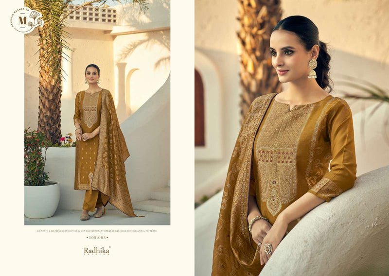 Radhika Fashion Azara Banarashi Adah Vol 2 Cotton Jacquard Work Salwar Suit