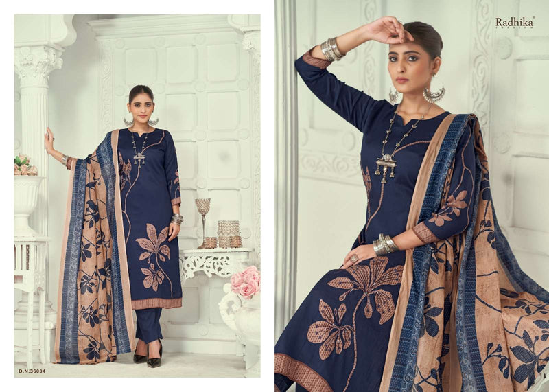 Radhika Fashion Azara Jivika Vol 3 Pure Jam Cotton Fancy Work Salwar Suit