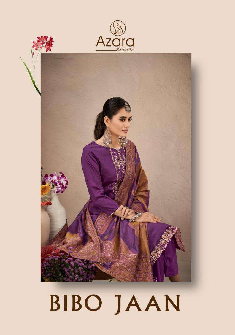 Radhika Fashion Bibo Jaan Jam Cotton Neck Daman & Embroidery Work Salwar Kameez