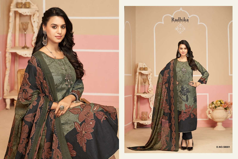 Radhika Fashion Shivani Pure Lawn Cotton Handwork Salwar Kameez