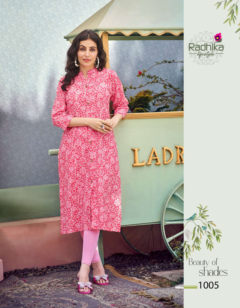 Radhika Lifestyle Dairy Milk Vol 1 Cotton Printed Combo Set Of Kurti