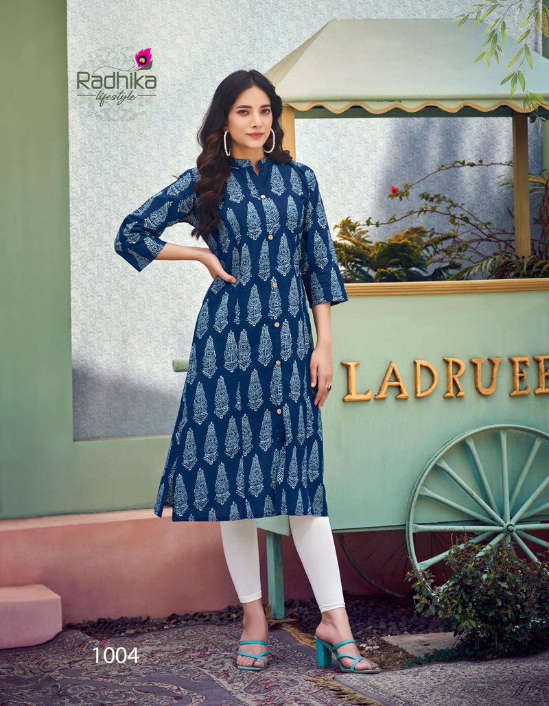 Radhika Lifestyle Dairy Milk Vol 1 Cotton Printed Combo Set Of Kurti