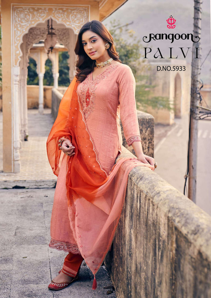 Rangoon Pallavi Viscose Fancy Designer Wear Kurti Collection