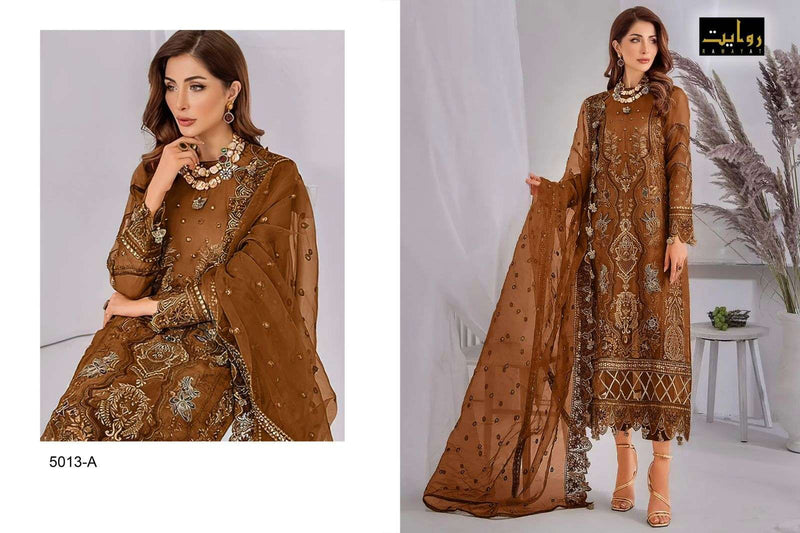 Rawayat Fashion Mushq Colors Vol 11 Fox Georgette Pakistani Salwar Kameez