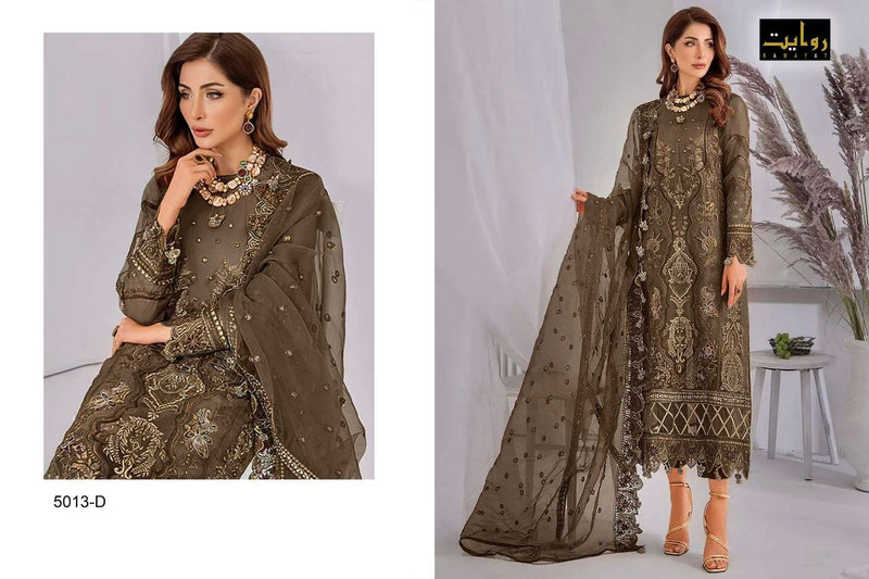 Rawayat Fashion Mushq Colors Vol 11 Fox Georgette Pakistani Salwar Kameez