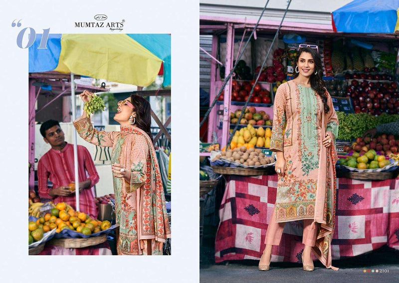 Riaz Arts Fashion Bazaar Lawn Cotton Karachi Print With Heavy Embroidery Salwar Suit