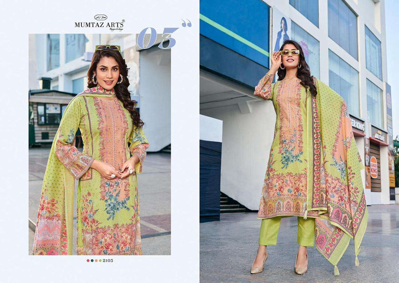 Riaz Arts Fashion Bazaar Lawn Cotton Karachi Print With Heavy Embroidery Salwar Suit