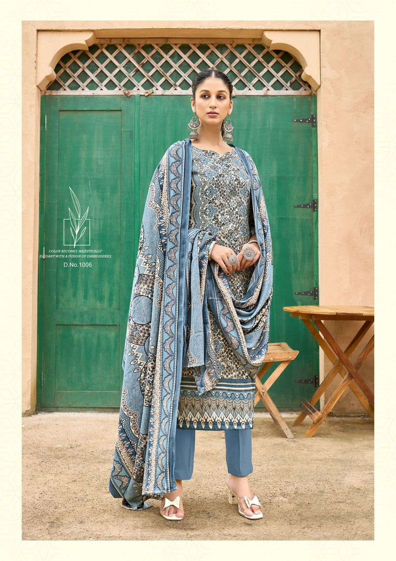 Roli Moli Creation Liyana Pure Pashmina Sirovaski Work Salwar Suit