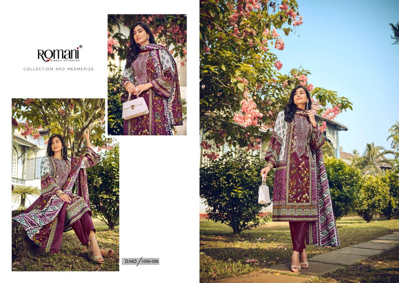 Romani Aarzu Vol 13 Premium Cotton Digital Print Embroidered Work Salwar Suit