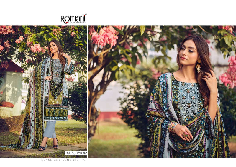 Romani Aarzu Vol 13 Premium Cotton Digital Print Embroidered Work Salwar Suit