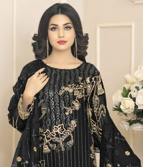 Shree Fab S 850 Georgette With Exclusive Embroidered Designer Pakistani Suits