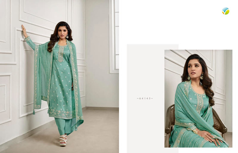 Vinay Fashion Kaseesh Saanvi Vol 2 Dola Thread Embroidered Work Fancy Partywear Salwar Kameez