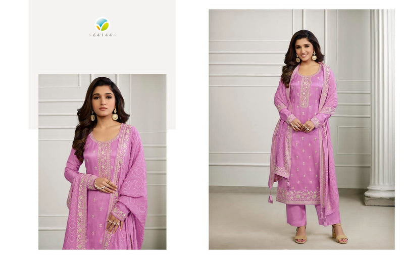 Vinay Fashion Kaseesh Saanvi Vol 2 Dola Thread Embroidered Work Fancy Partywear Salwar Kameez