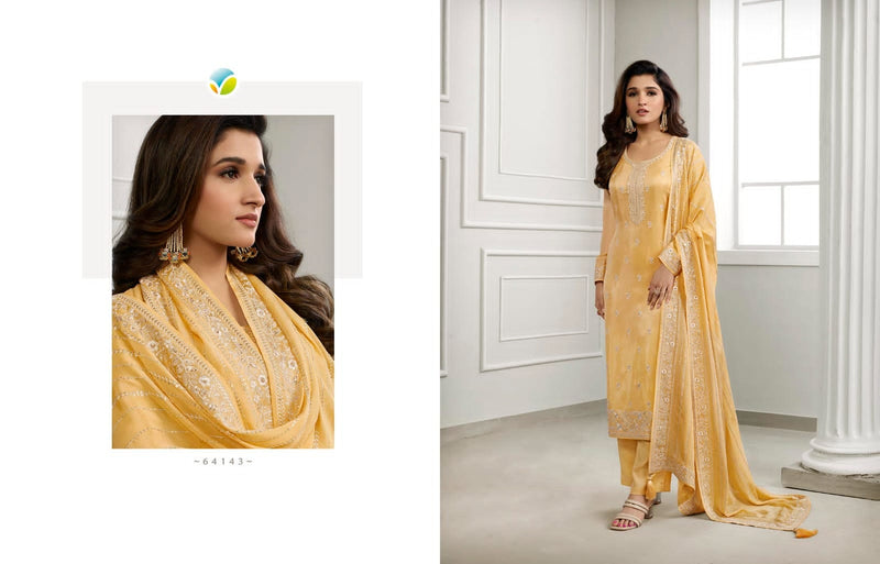 Vinay Fashion Kaseesh Saanvi Vol 2 Dola Thread Embroidered Work Fancy Partywear Salwar Kameez