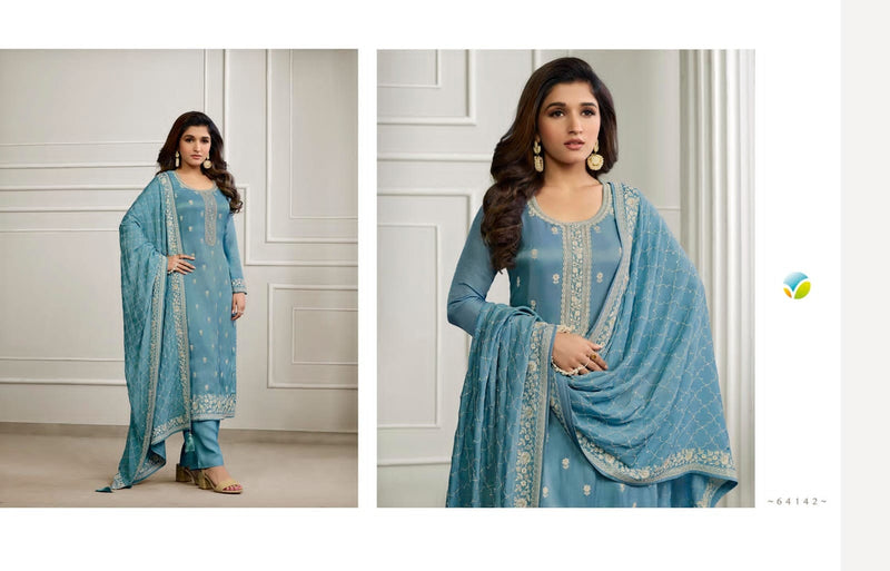 Vinay Fashion Kaseesh Saanvi Vol 2 Dola Thread Embroidered Work Fancy Partywear Salwar Kameez