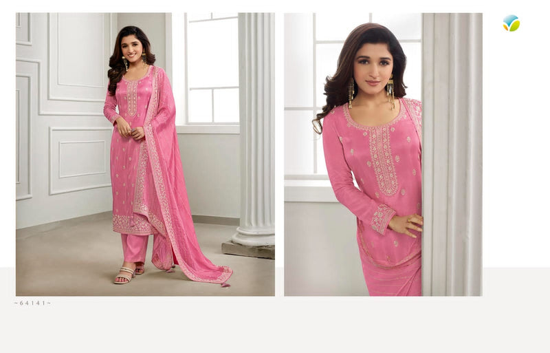 Vinay Fashion Kaseesh Saanvi Vol 2 Dola Thread Embroidered Work Fancy Partywear Salwar Kameez