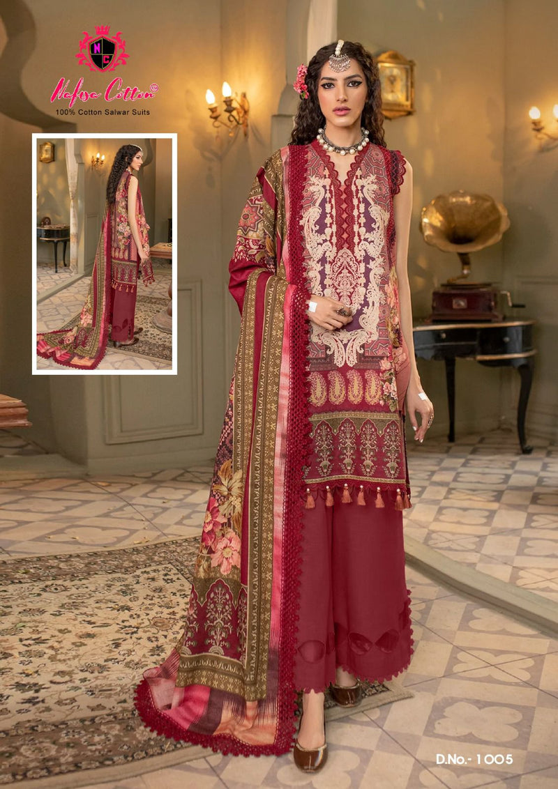 Nafisa Cotton Safina Cotton Digital Printed Casual Wear Salwar Kameez Collection