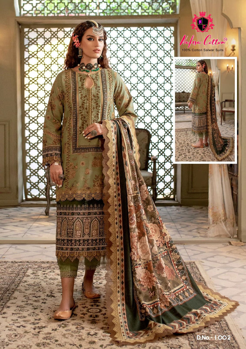 Nafisa Cotton Safina Cotton Digital Printed Casual Wear Salwar Kameez Collection