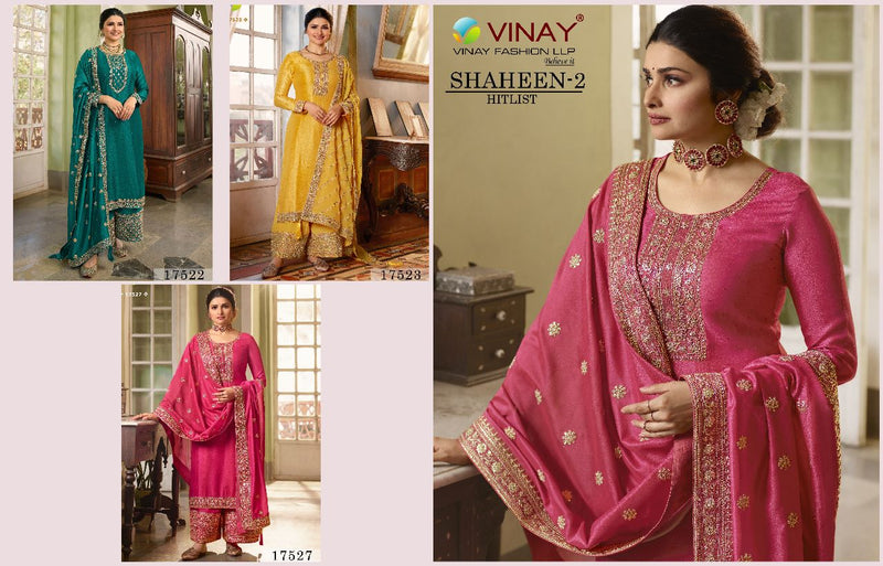 Vinay Fashion Kasheesh Shaheen Vol 2 Hitlist Beautiful Embroidered Silk Georgette Festive Wear Suits