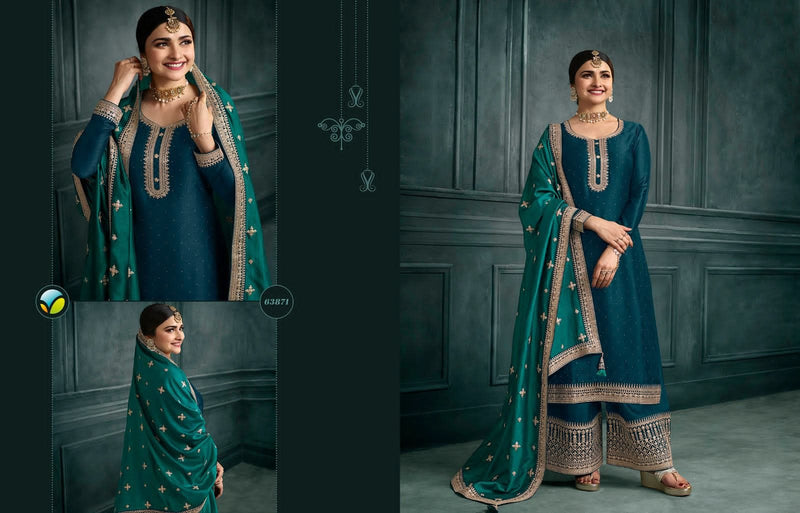 Vinay Fashion Kaseesh Shaheen Vol 4 Heavy Embroidered Silk Georgette Salwar Suits