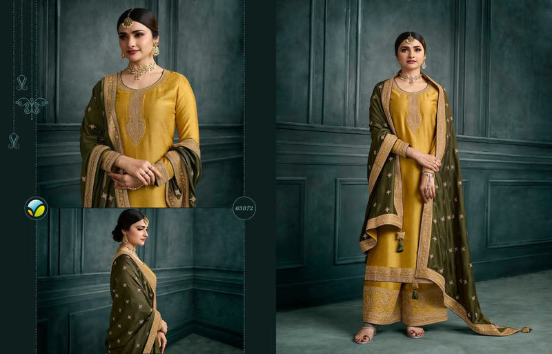 Vinay Fashion Kaseesh Shaheen Vol 4 Heavy Embroidered Silk Georgette Salwar Suits