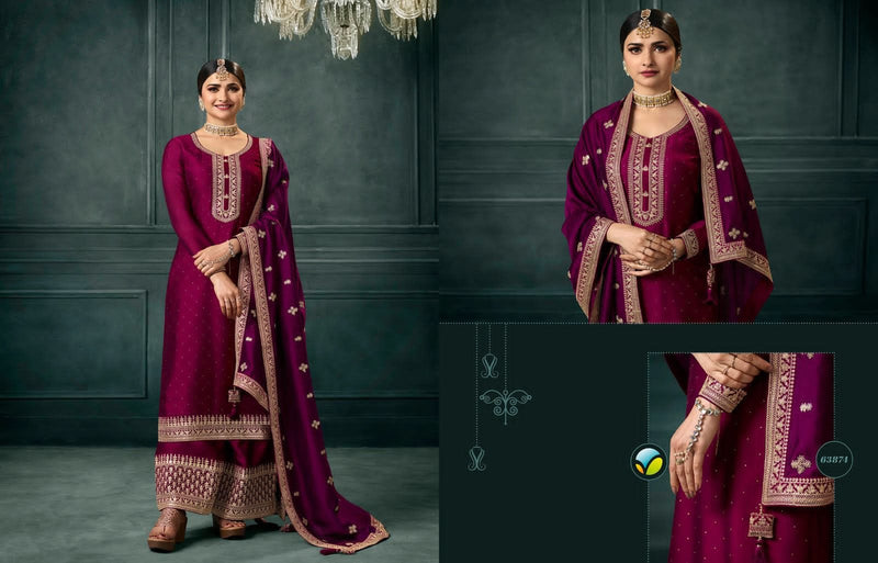 Vinay Fashion Kaseesh Shaheen Vol 4 Heavy Embroidered Silk Georgette Salwar Suits
