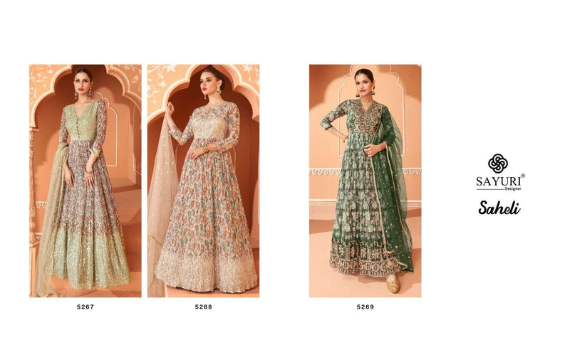 Sayuri Designer Saheli Real Georgette With Elegant Designer Ready Made Suits