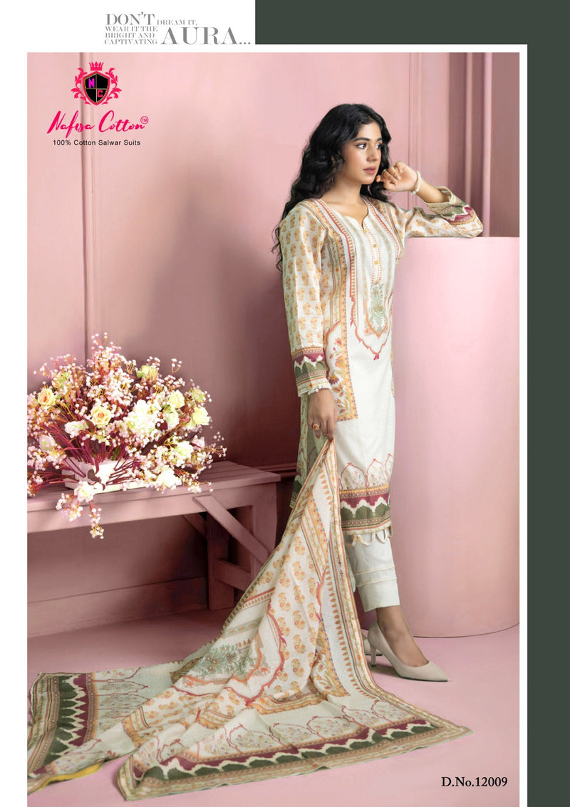 Nafisa Cotton Sahil Designer Cotton Collection Vol 12 Fancy Salwar Suits