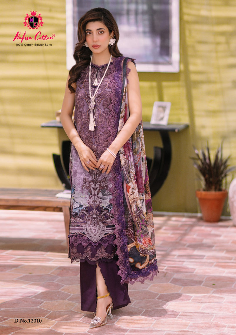 Nafisa Cotton Sahil Designer Cotton Collection Vol 12 Fancy Salwar Suits