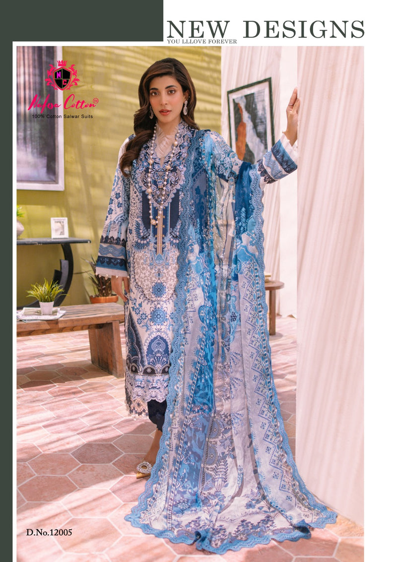 Nafisa Cotton Sahil Designer Cotton Collection Vol 12 Fancy Salwar Suits