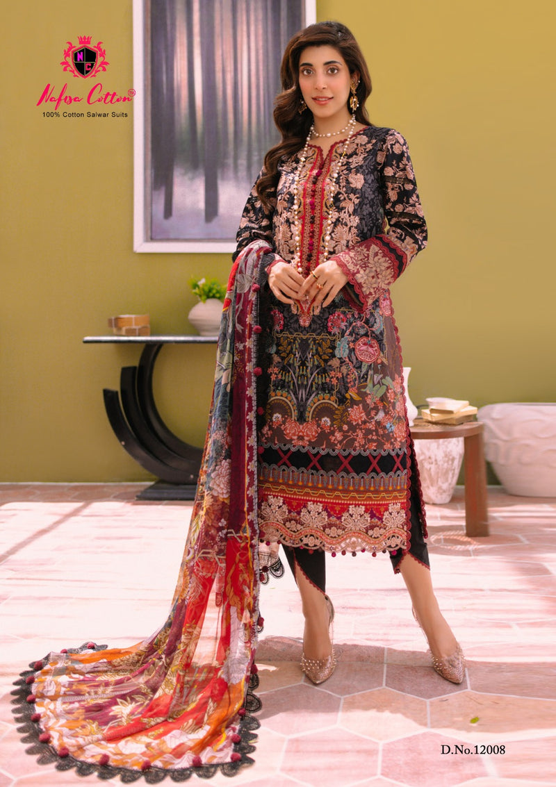 Nafisa Cotton Sahil Designer Cotton Collection Vol 12 Fancy Salwar Suits