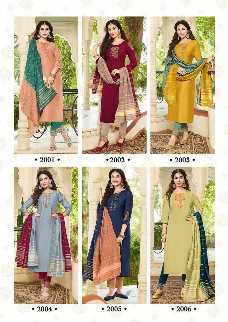 Koodee Fashion Sakhi Vol 2 Chanderi Silk With Fancy Designer Kurti