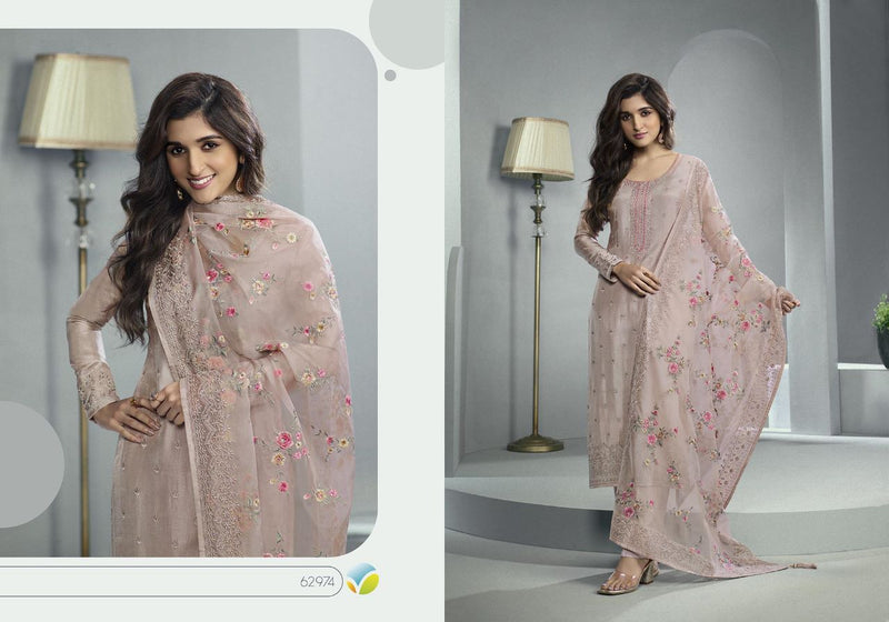 Vinay Fashion Kaseesh Samaira Embroidered Dola Jacquard Traditional Wear Suits