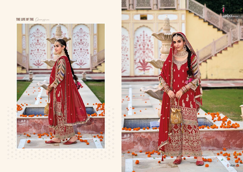Eba Lifestyle Sangini Silk With Heavy Embroidery Designer Plazzo Suit