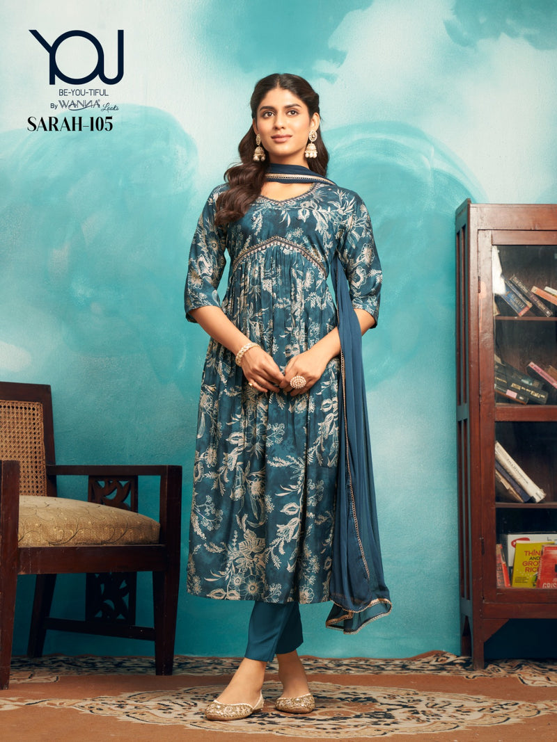 Wanna Sarah Modal Printed Alia Cut Designer Kurti Collection