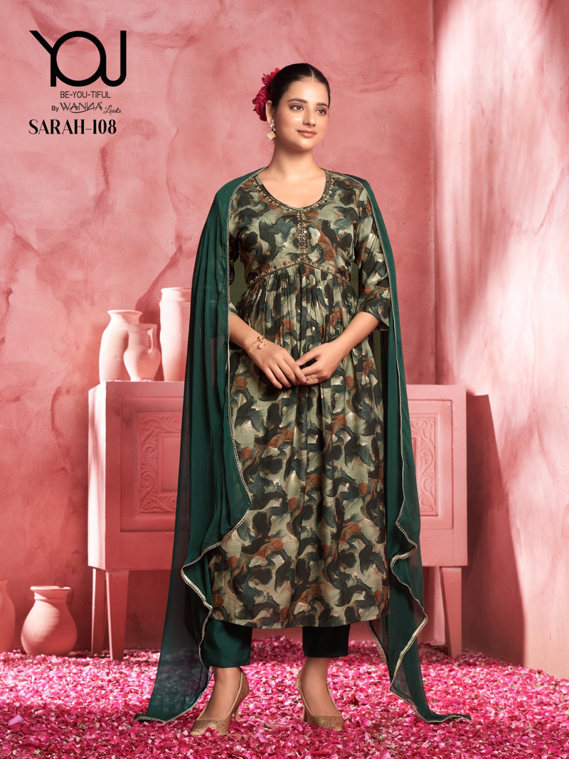 Wanna Sarah Modal Printed Alia Cut Designer Kurti Collection