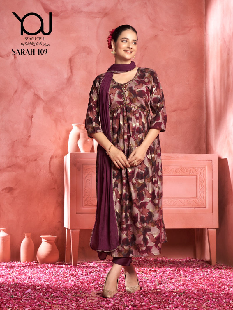 Wanna Sarah Modal Printed Alia Cut Designer Kurti Collection