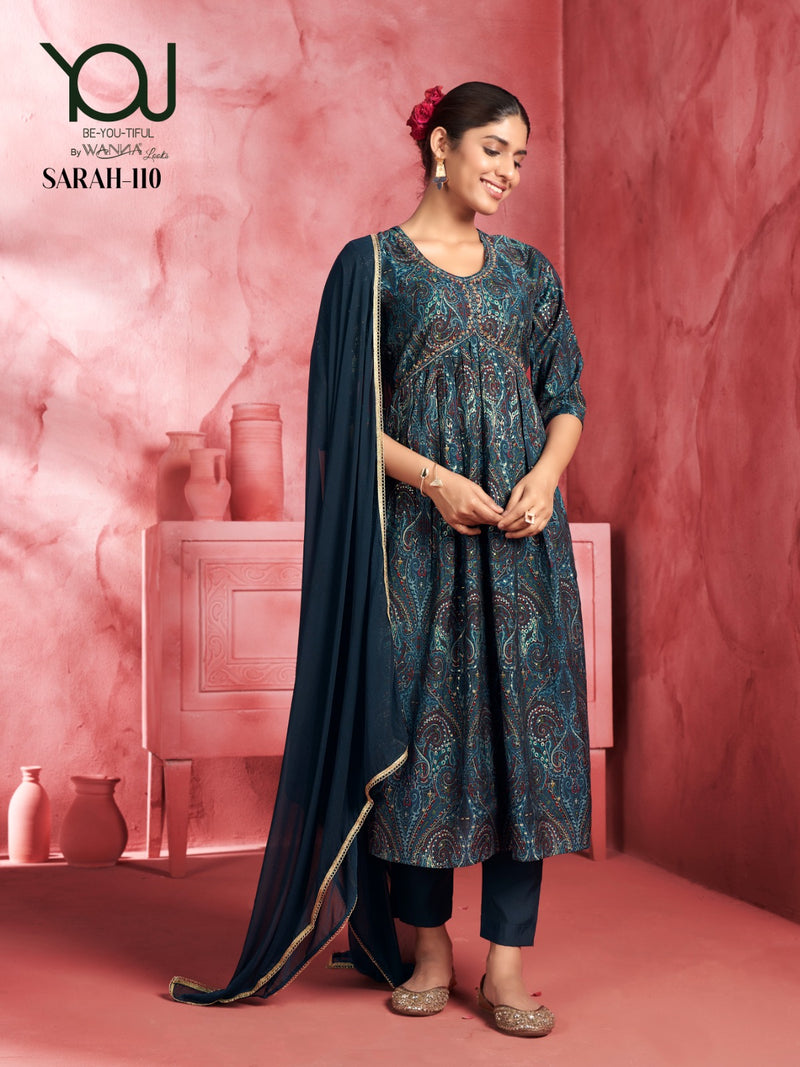 Wanna Sarah Modal Printed Alia Cut Designer Kurti Collection