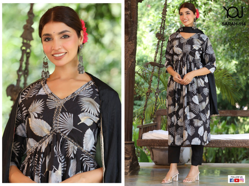 Wanna Sarah Modal Printed Alia Cut Designer Kurti Collection