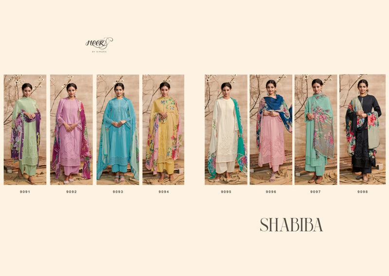 Kimora Fashion Shabiba Satin Cotton Fancy Embroidery Designer Suits
