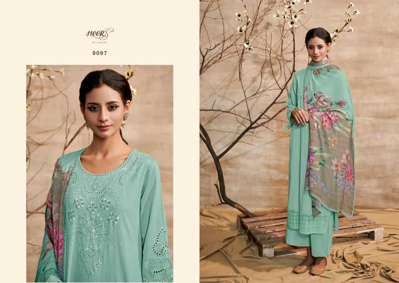 Kimora Fashion Shabiba Satin Cotton Fancy Embroidery Designer Suits