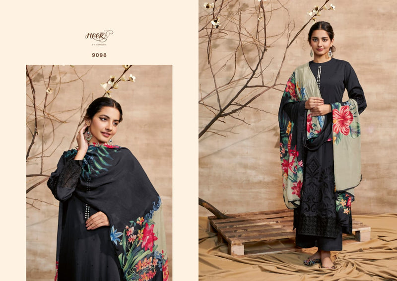 Kimora Fashion Shabiba Satin Cotton Fancy Embroidery Designer Suits