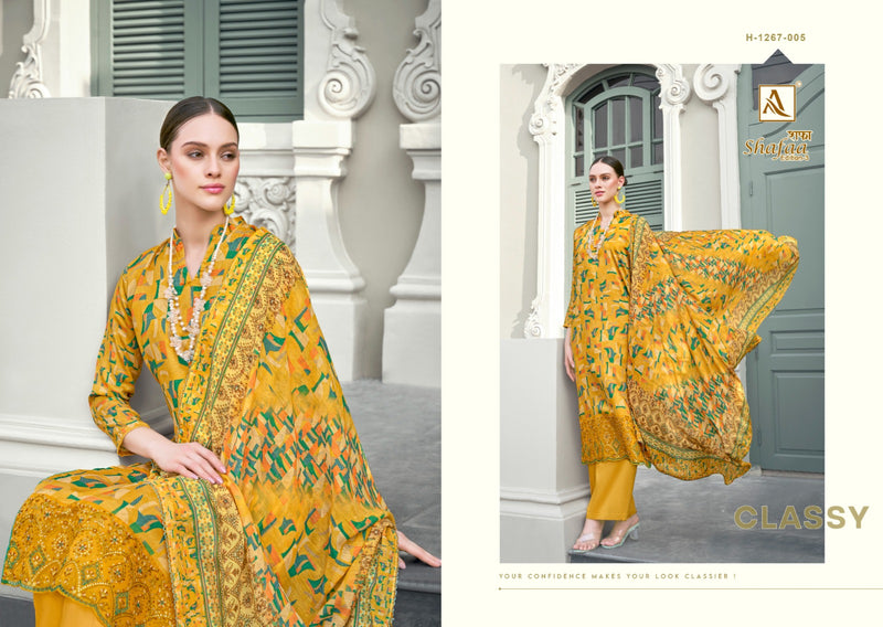 Alok Suits Shafaa Vol 3 Jam Cotton Digital Prints With Fancy Work Suits