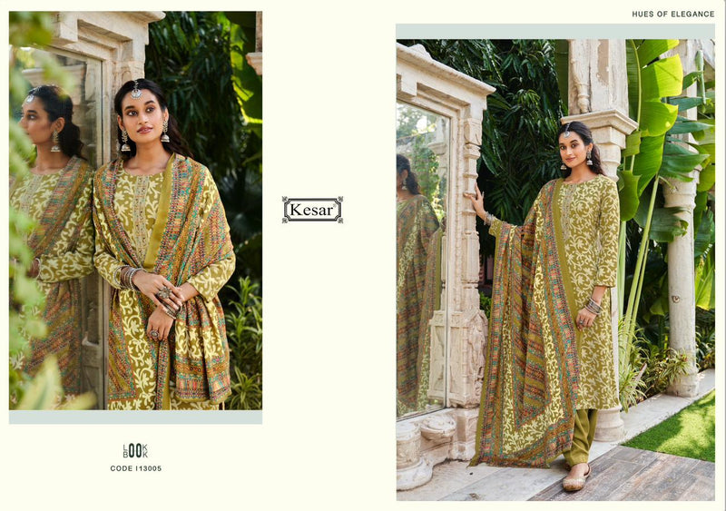 Kesar Shahin Pashmina With Elegant Embroidery Work Printed Suit Collection